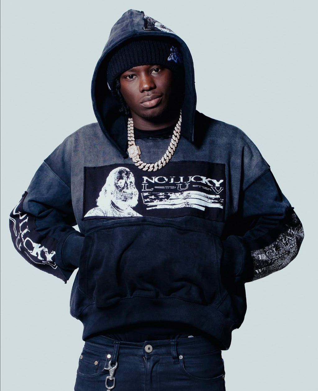 NoLuckyLuv Vintage Hoodie
